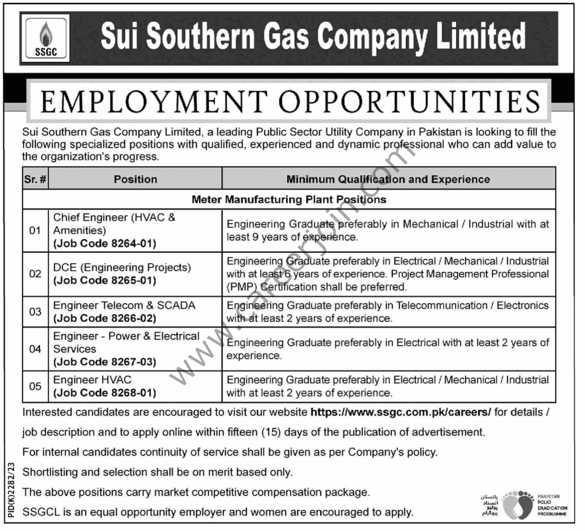 Sui Southern Gas Co Ltd Jobs February 2024 1