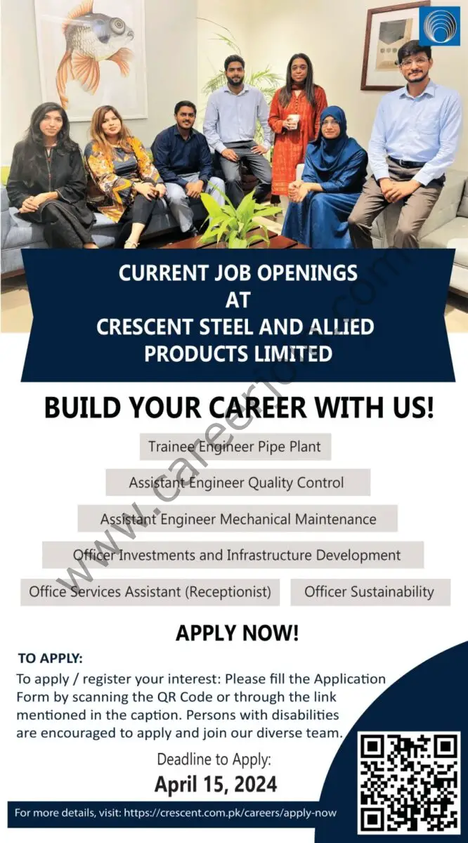 Crescent Steel & Allied Products Pvt Ltd Jobs March 2024 1