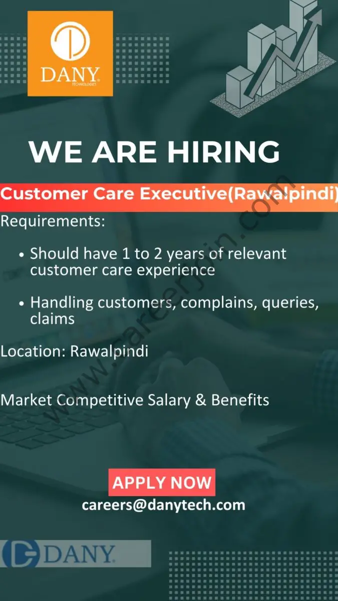 Dany Technologies Jobs Customer Care Executive 1