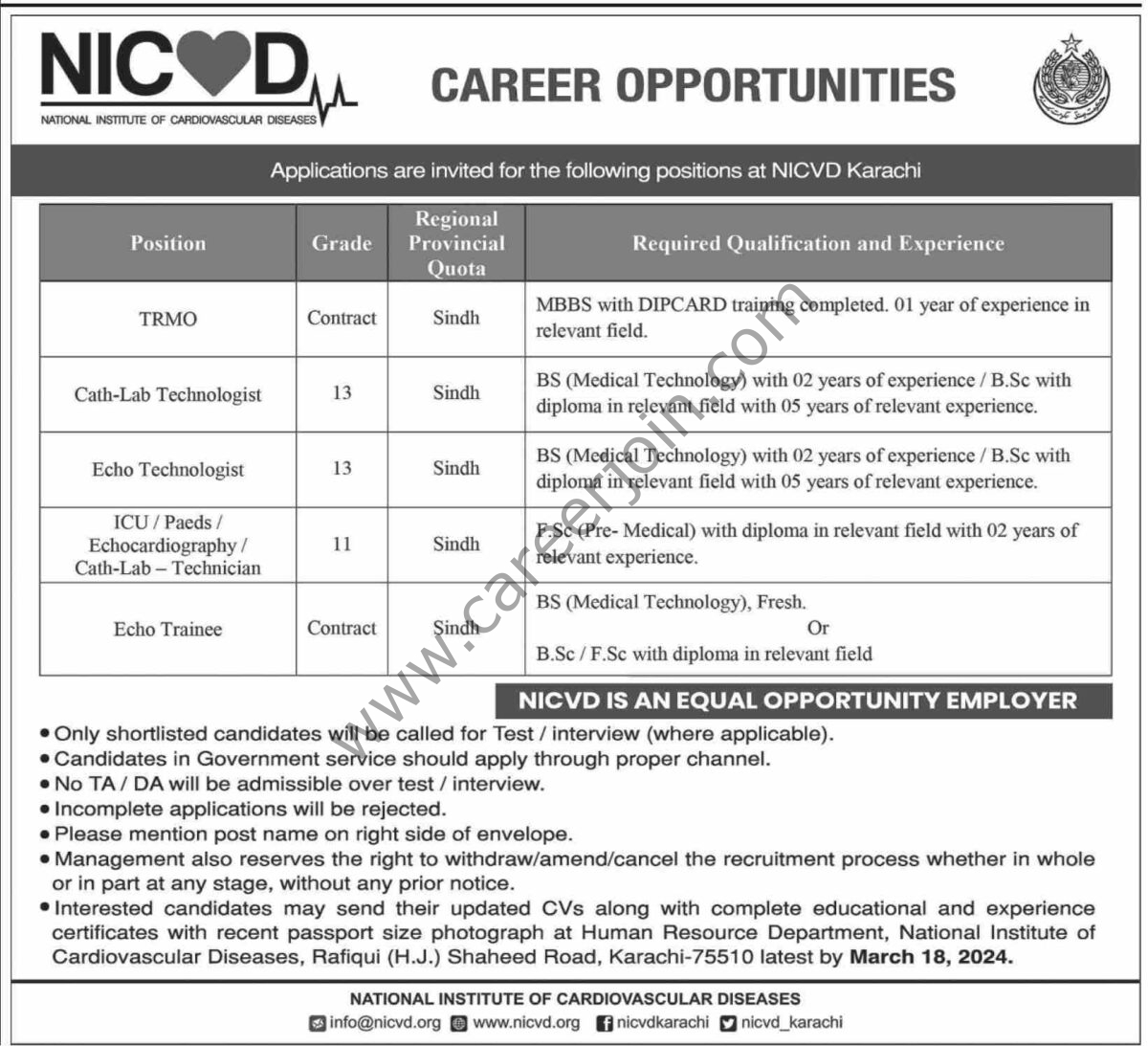 NICVD Jobs 03 March 2024 Dawn 1