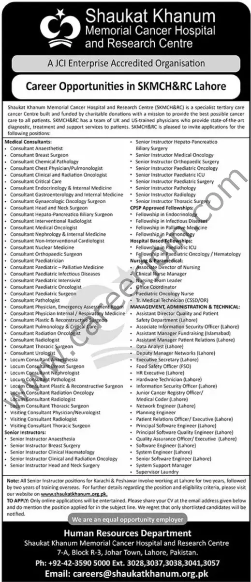 SKMCH & RC Jobs 03 March 2024 The News 1