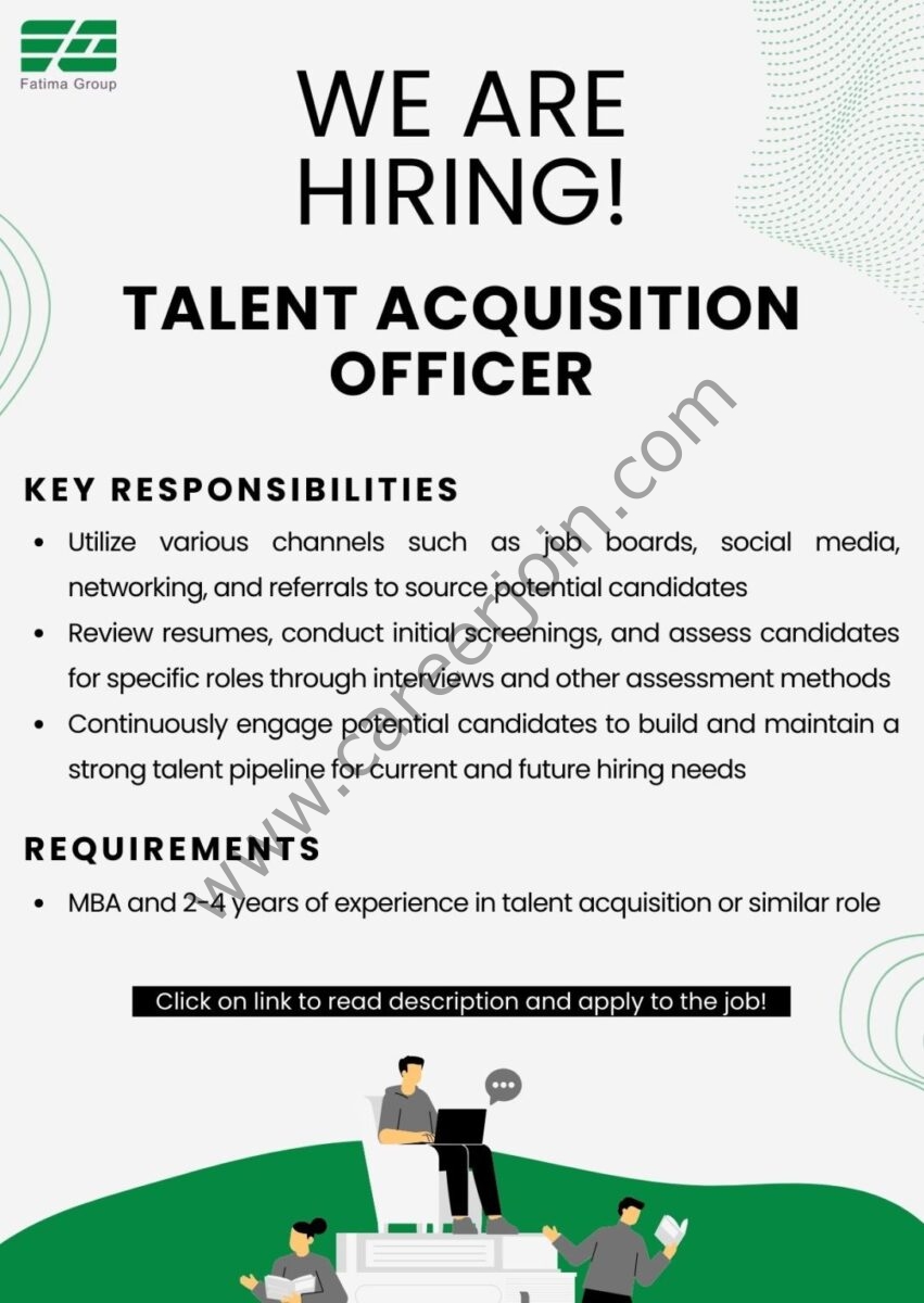 Fatima Group Jobs Talent Acquisition Officer 1