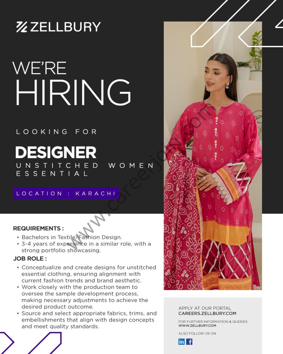 Zellbury Pakistan Jobs April 2024 1