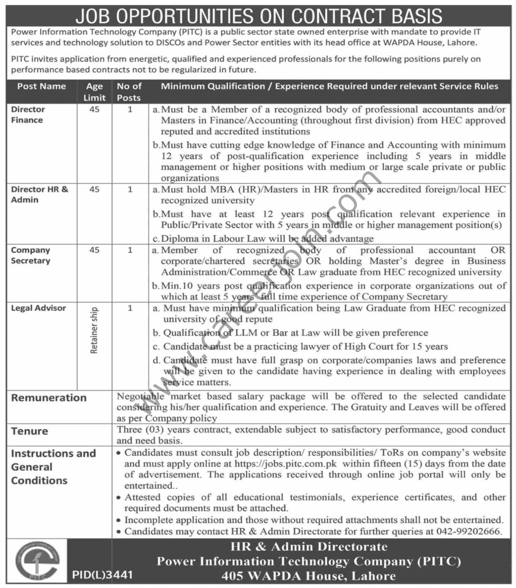 Power Information Technology Co PITC Jobs 05 May 2024 Dawn 1