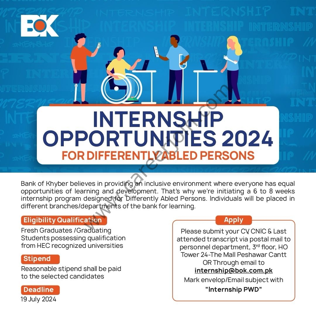 Bank Of Khyber BOK Internship Opportunities 2024 1