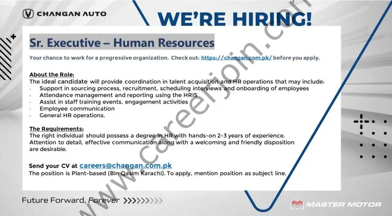 Changan Pakistan Jobs September 2024 1