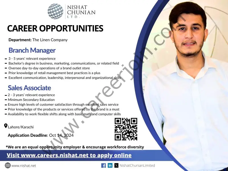 Nishat Chunian Ltd Jobs October 2024 2
