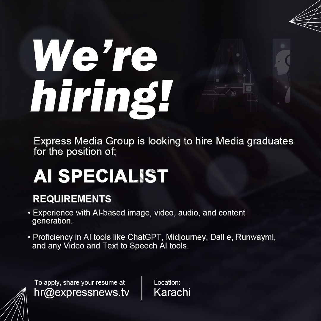 Express Media Group Jobs AI Specialist 1