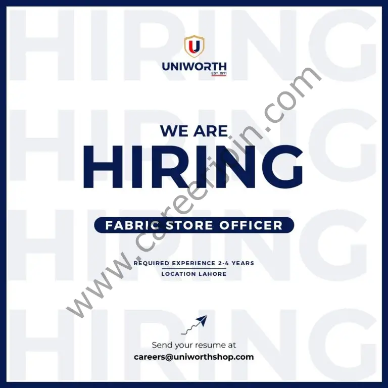 uniworth-jobs-fabric-store-officer