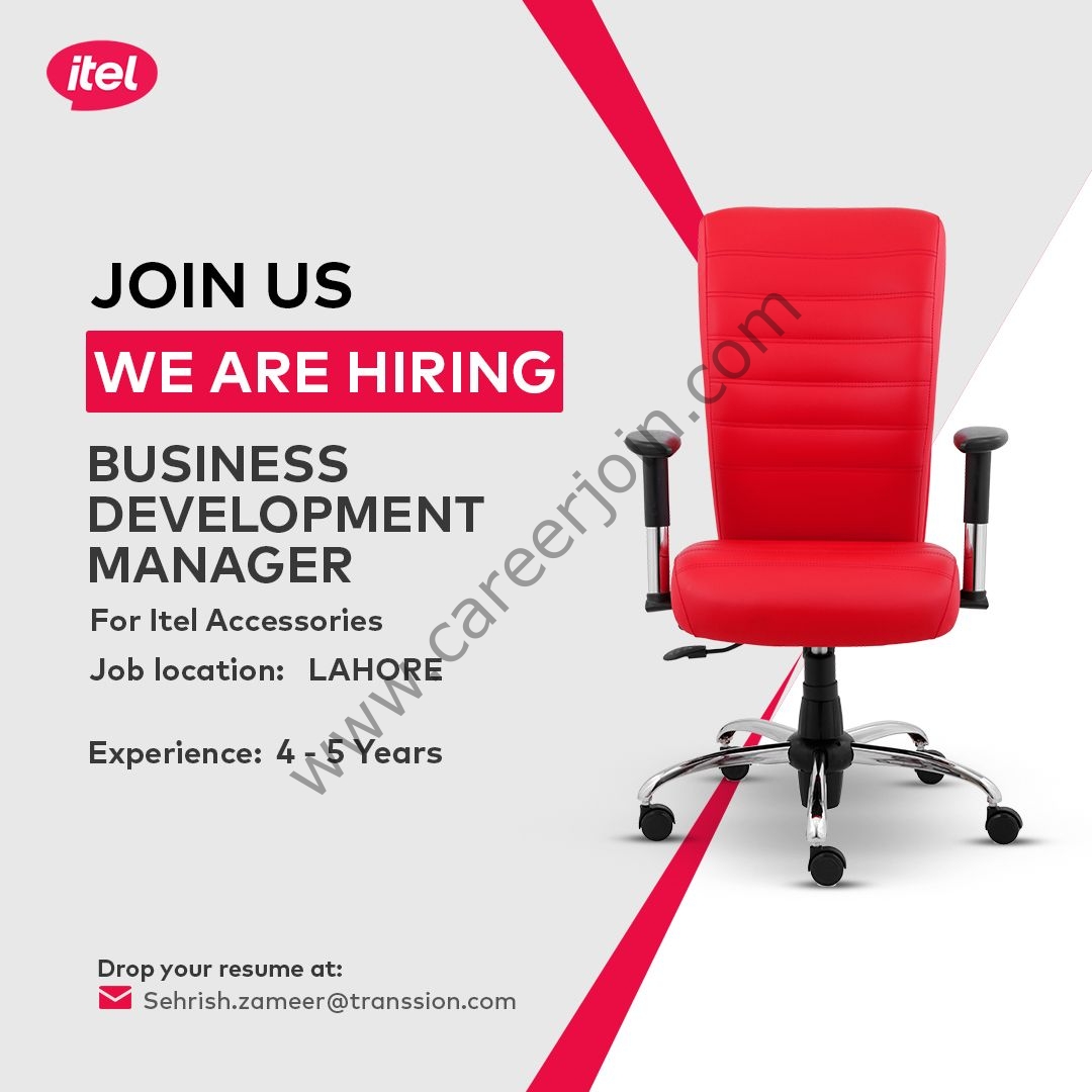 Itel Pakistan Jobs Business Development Manager 1