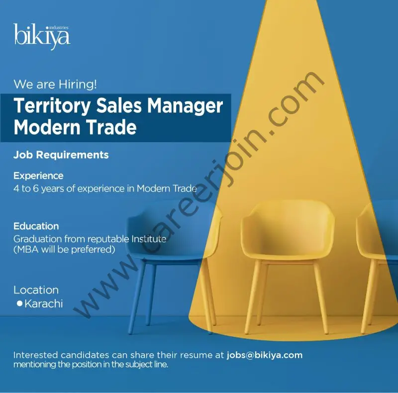 Bikiya Industries Limited Jobs Territory Sales Manager Modern Trade 1
