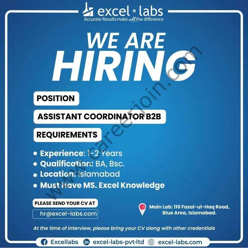 Excel Labs Jobs March 2025 1