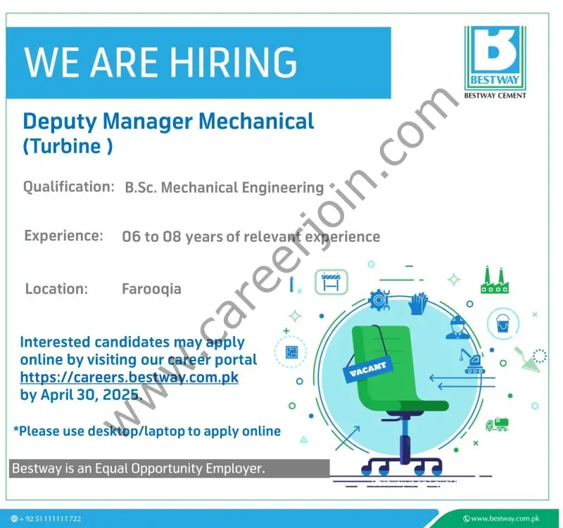 Bestway Cement Jobs April 2025 2