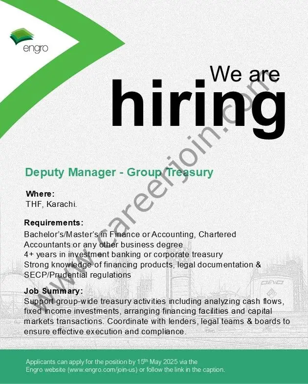 Engro Corporation Limited Jobs May 2025 2