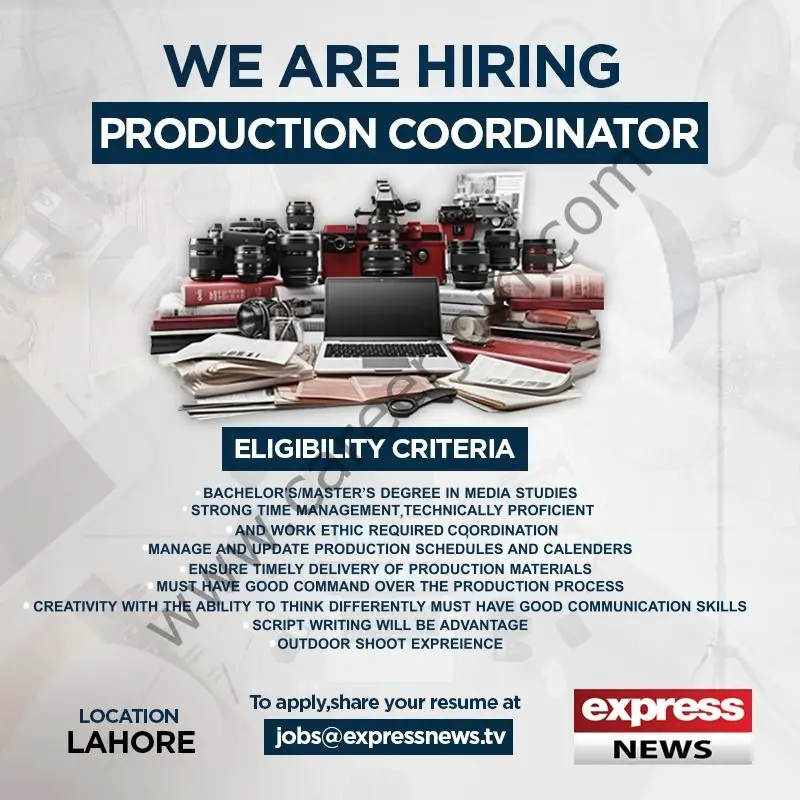 Express News Jobs Production Coordinator 1