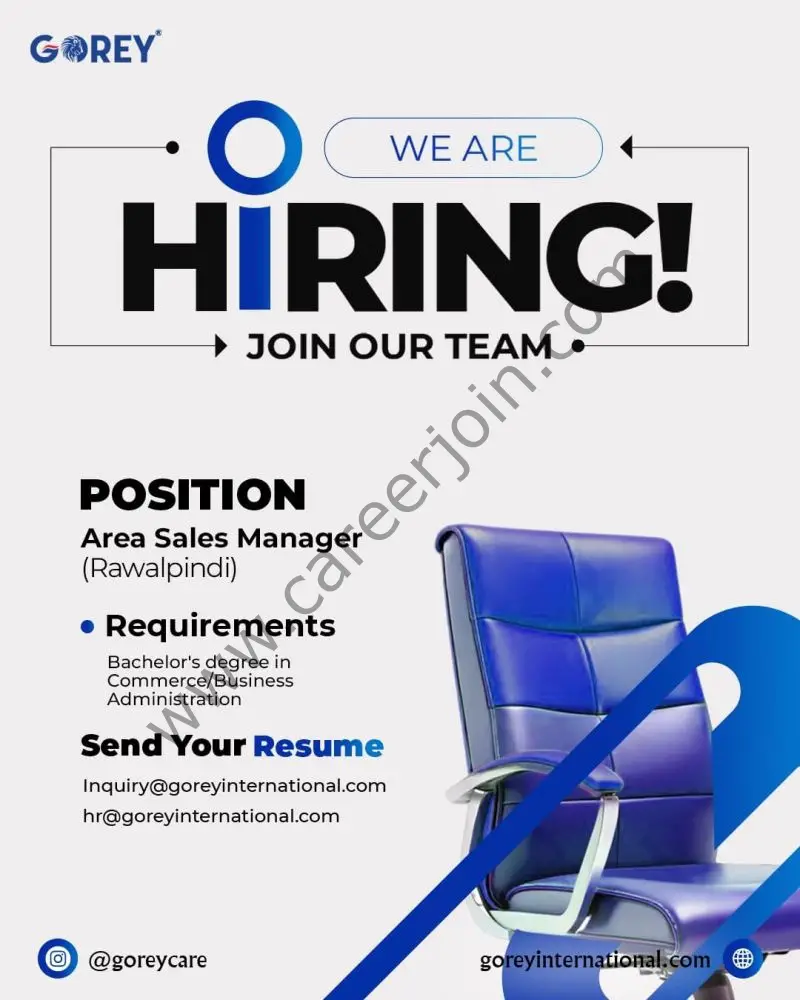 Gorey International Pvt Ltd Jobs Area Sales Manager 1