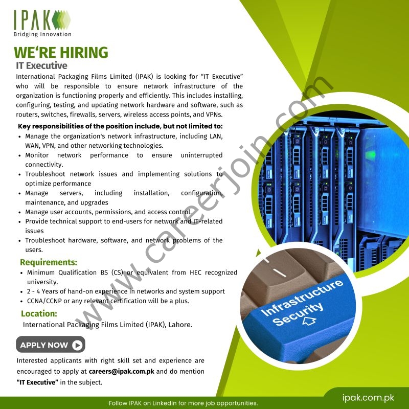 International Packaging Films Limited (IPAK) Jobs May 2025 1