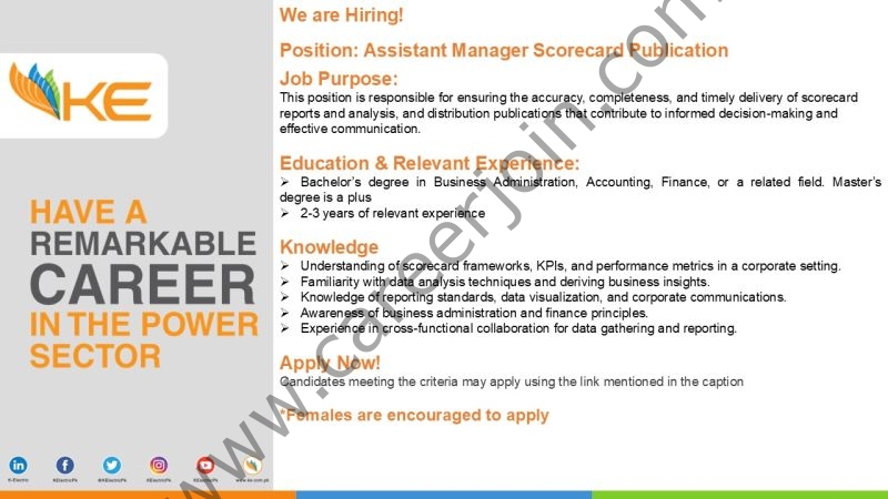 K Electric Pvt Ltd Jobs May 2025 1