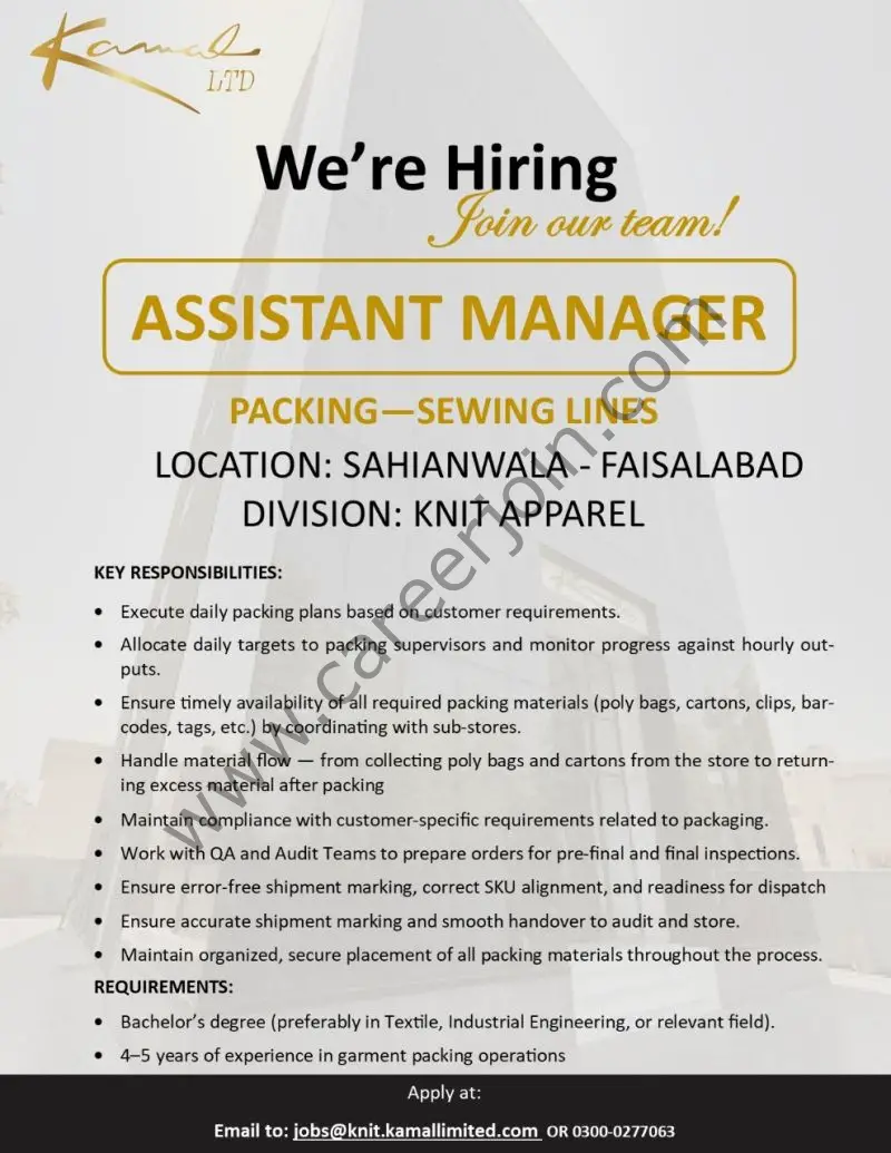 Kamal Limited Jobs Pattern Master Sampling 1