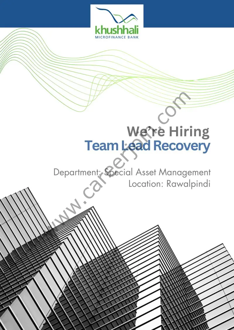 Khushhali Microfinance Bank Limited Jobs May 2025 2