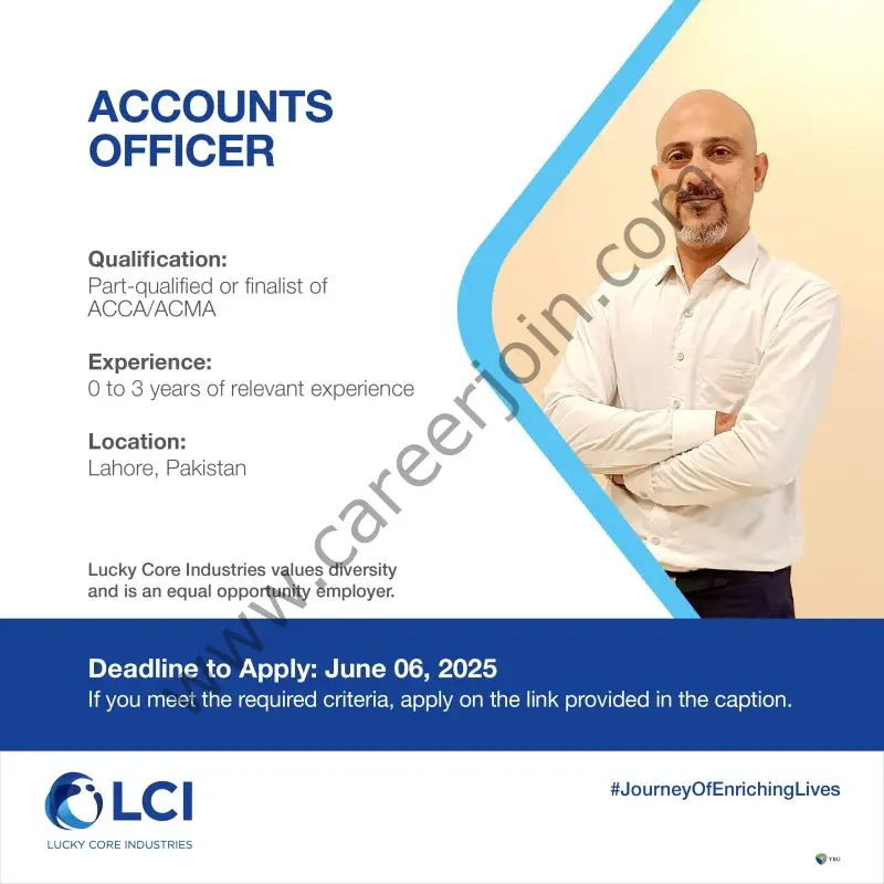 Lucky Core Industries Limited Jobs Accounts Officer 1