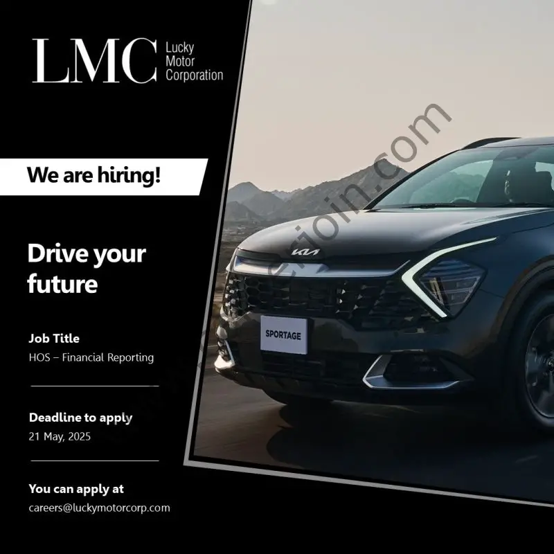 Lucky Motor Corporation Jobs Head of Section Financial Reporting 1