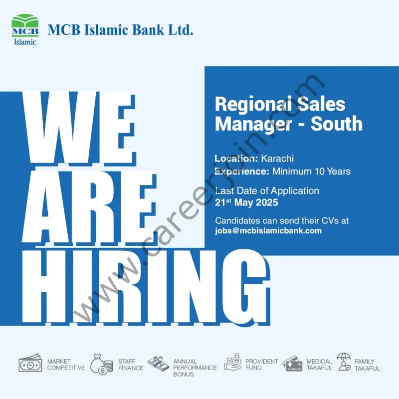 MCB Islamic Bank Jobs Regional Sales Manager 1