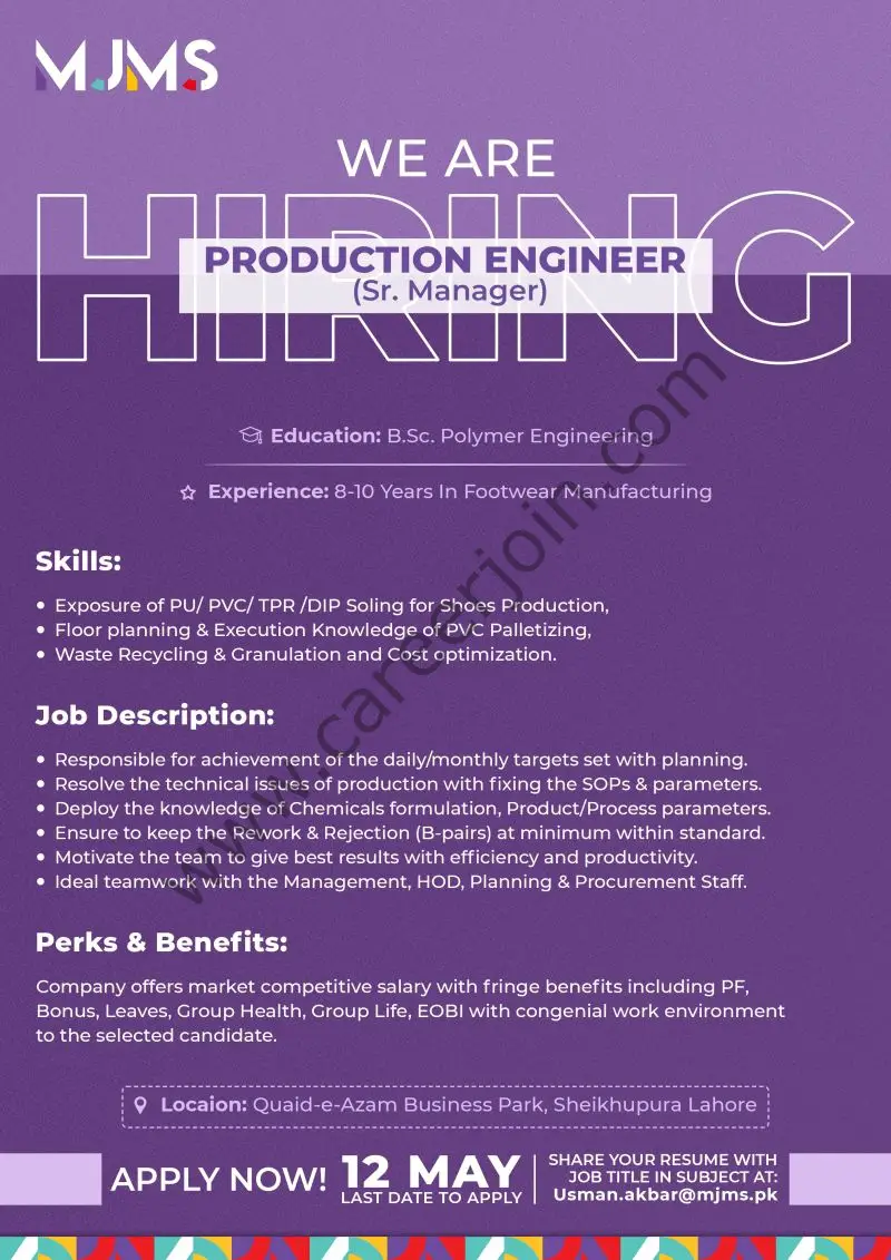 MJMS Jobs May 2025 2