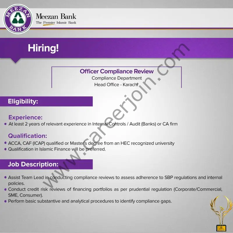 Meezan Bank Limited Jobs May 2024 1