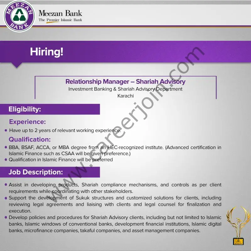 Meezan Bank Jobs Relationship Manager 1