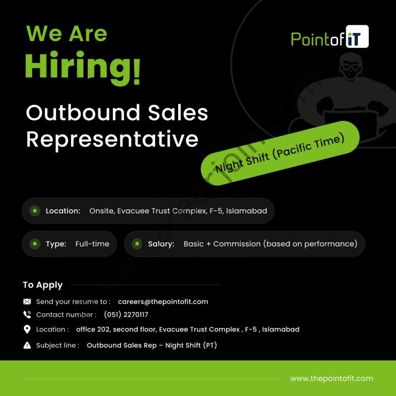 PointofIT Jobs Outbound Sales Representative 1