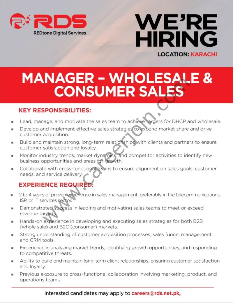 REDtone Technologies Jobs May 2025 3