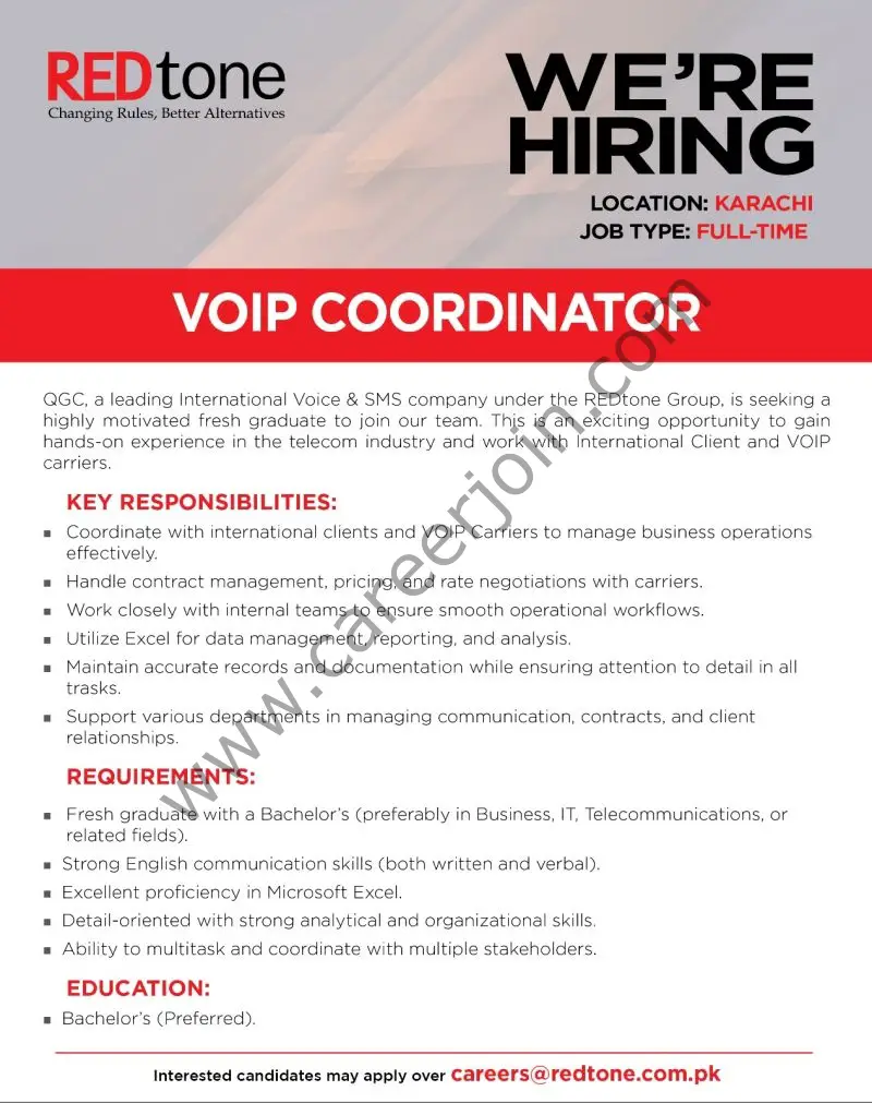 REDtone Technologies Jobs May 2025 2