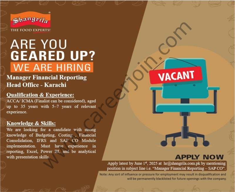 Shangrila Foods Private Limited Jobs May 2025 2