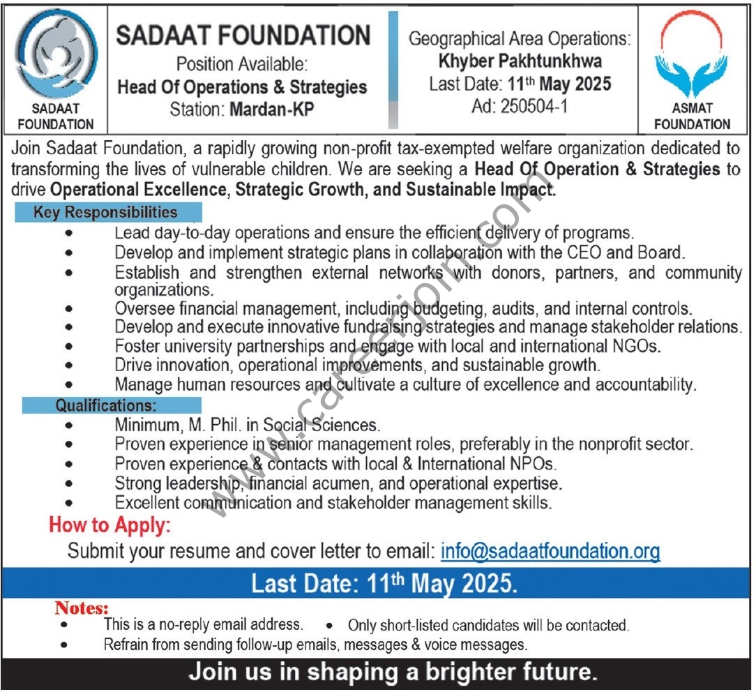 Sadaat Foundation 04 May 2025 Express Tribune 1