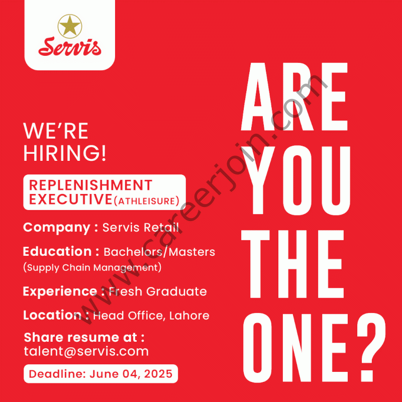 Servis Retail Jobs Senior Fleet Management Officer 1