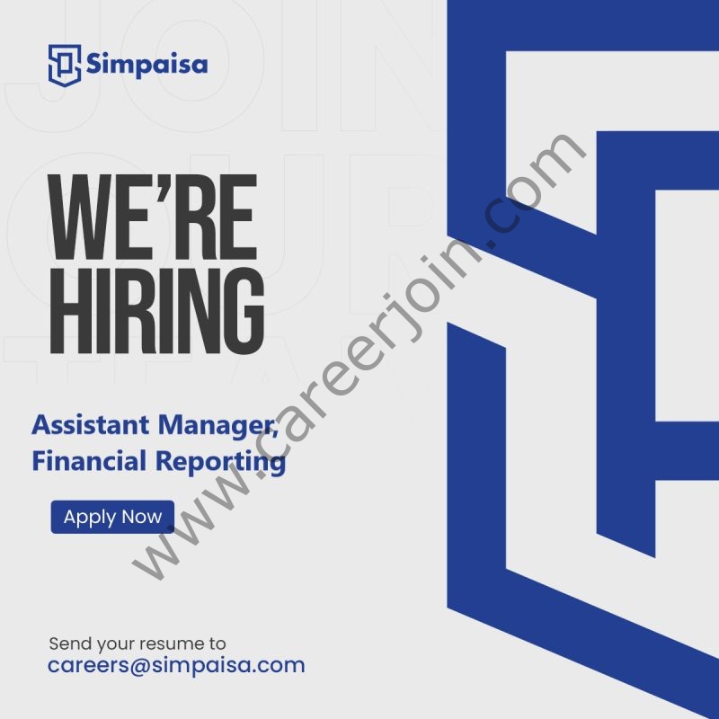 Simpaisa Jobs Assistant Manager Financial Reporting 1