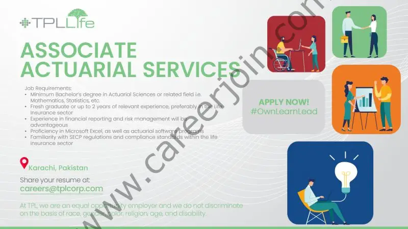TPL Life Insurance Jobs Associate Actuarial Services 1