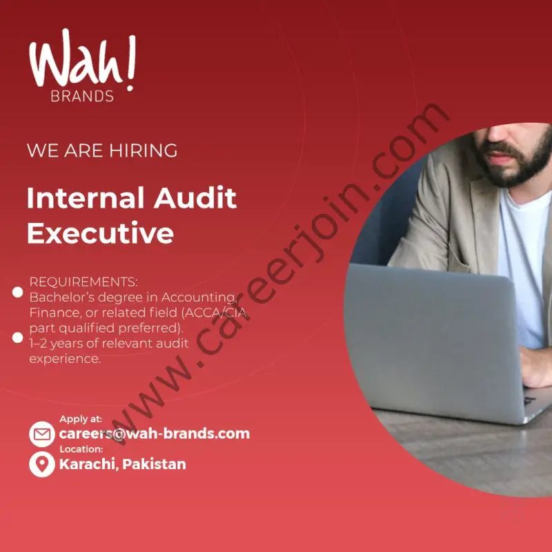 Wah Brands Jobs Internal Audit Executive 1