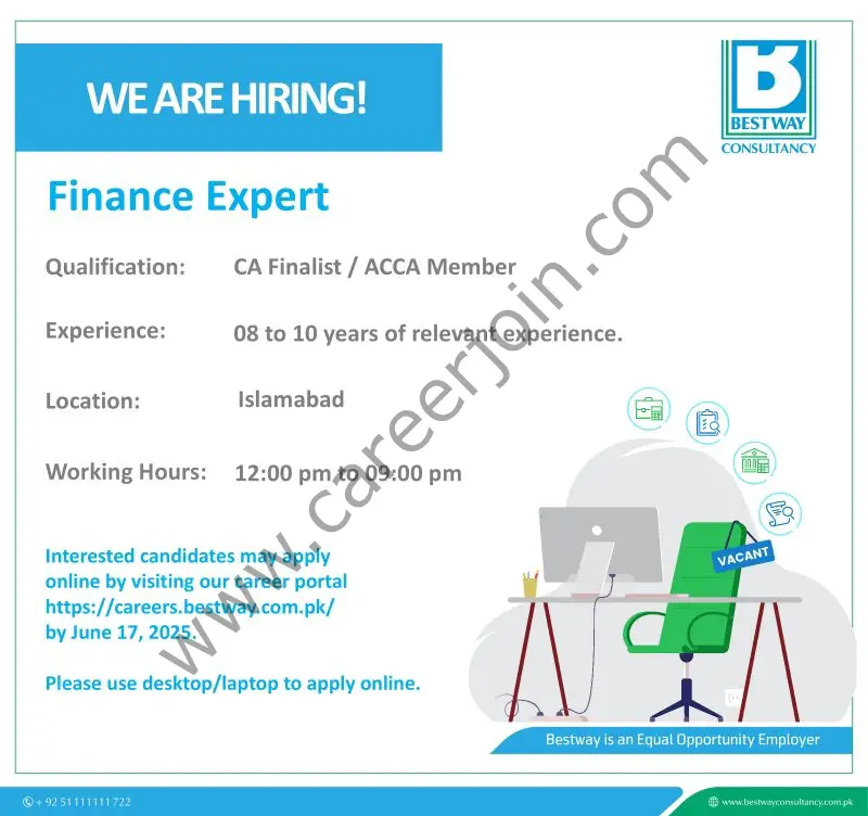 Bestway Consultancy Jobs Finance Expert 1
