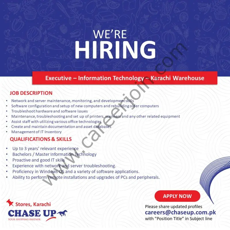 Chase Up Jobs Executive Information Technology 1