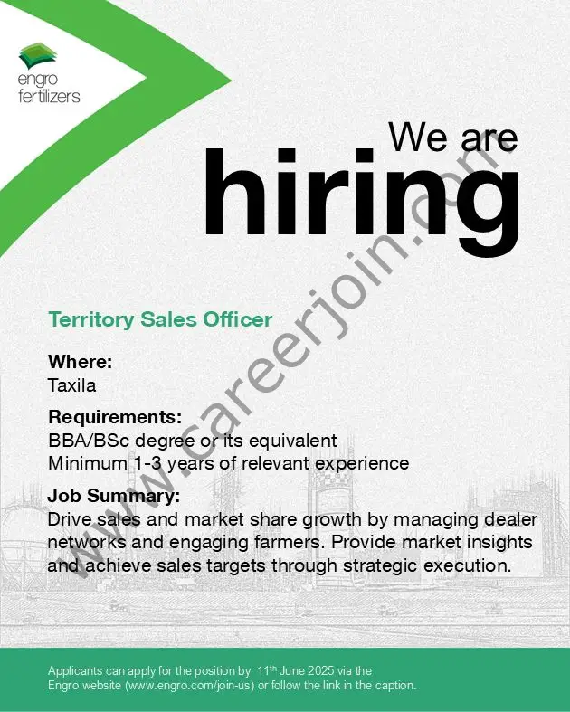 Engro Corporation Limited Jobs June 2025 3