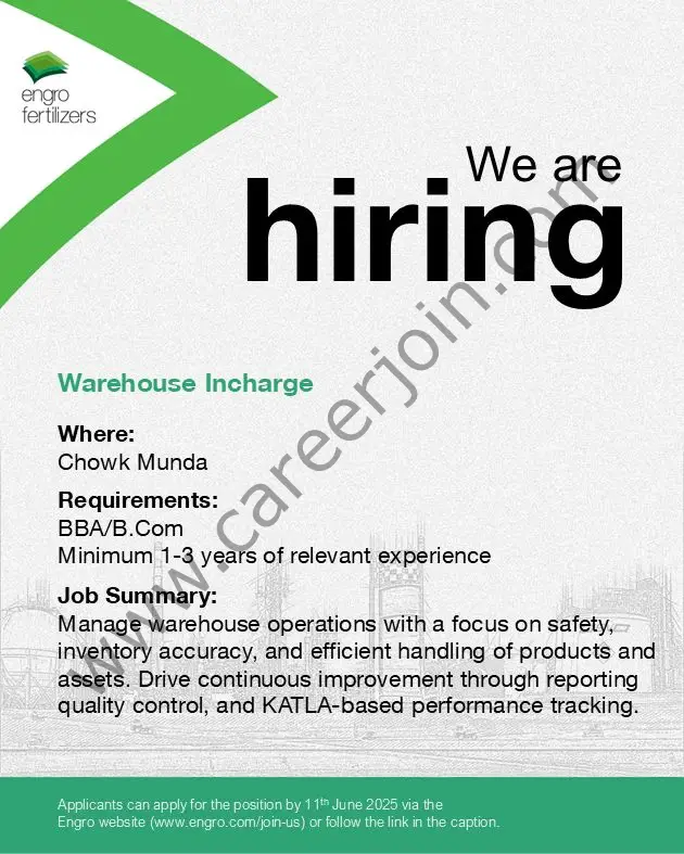 Engro Corporation Limited Jobs June 2025 4