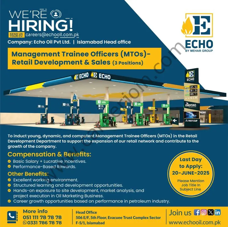 Echo Oil Jobs June 2025 2