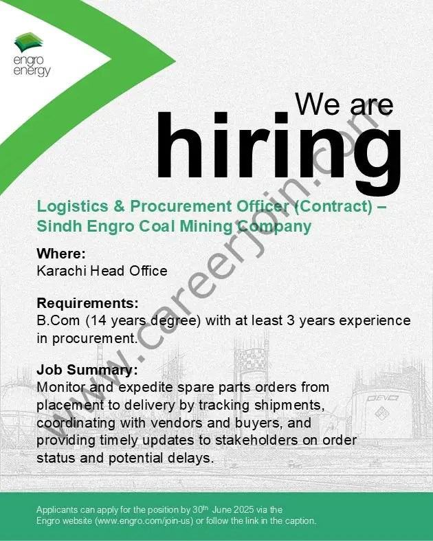 Engro Energy Limited Jobs July 2025 1