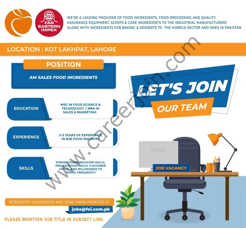 Far Eastern Impex Pvt Ltd Jobs Assistant Manager Sales 1