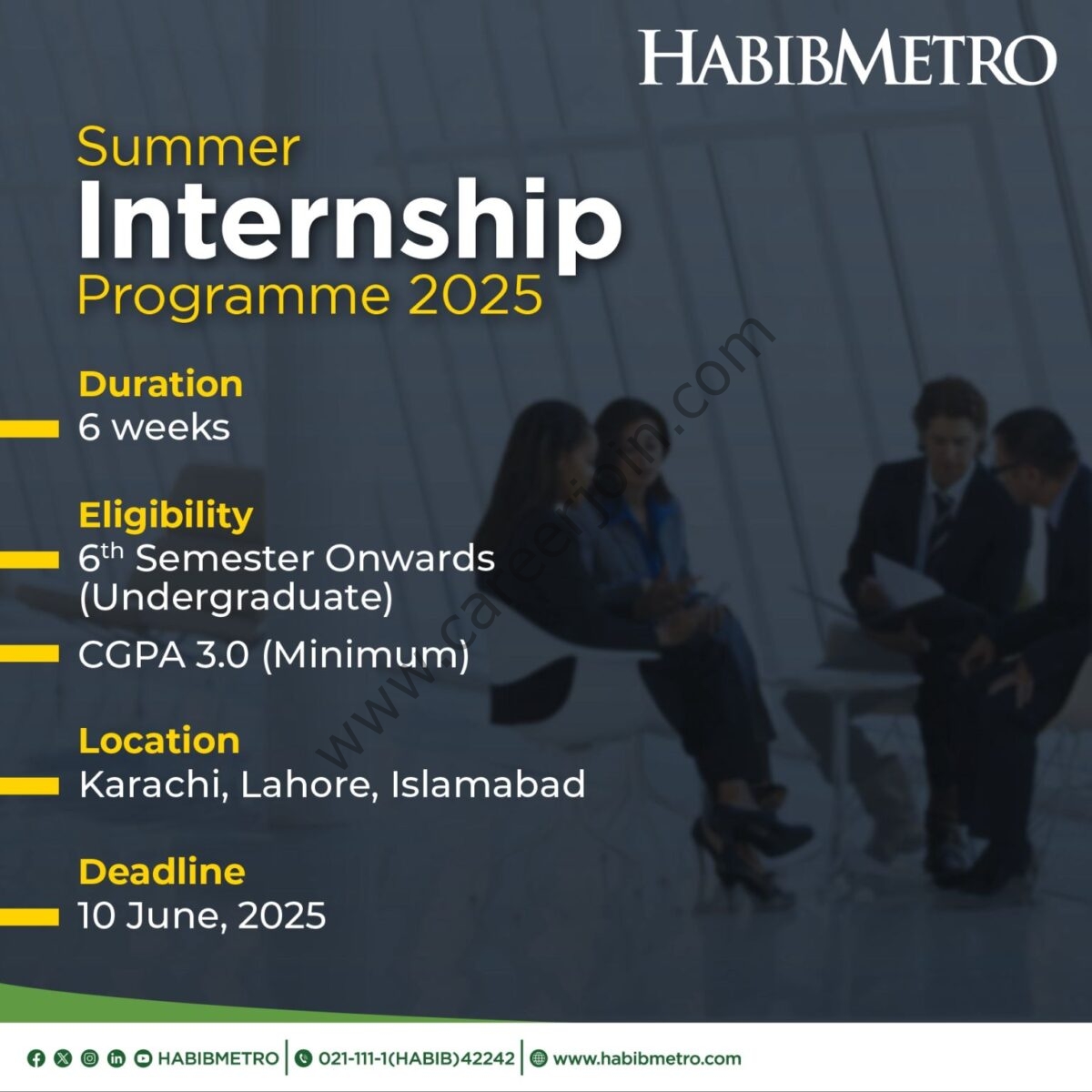 Habib Metro Summer Internship 05 June 2025 1