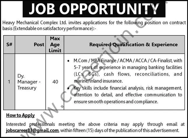 Heavy Mechanical Complex Ltd Jobs 22 June 2025 Express 1