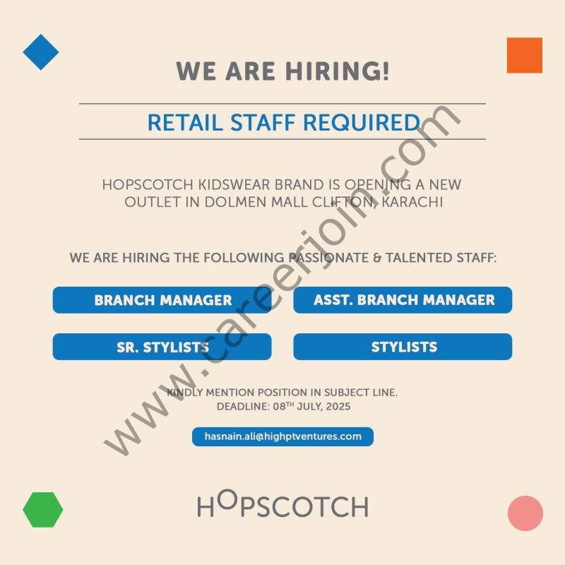 Hopscotch Pakistan Jobs Retail Staff 1