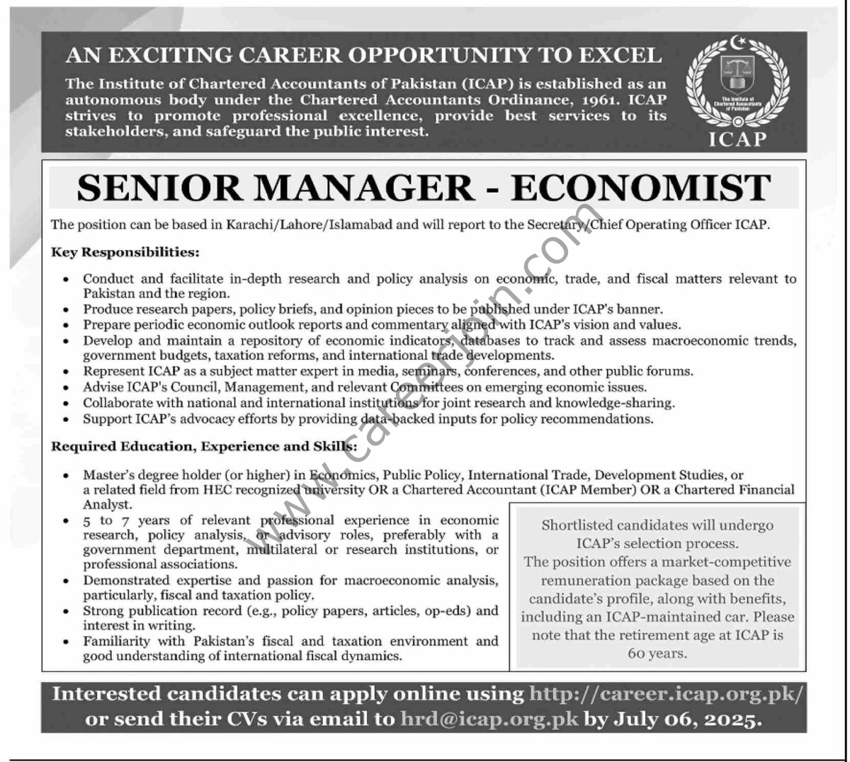 ICAP Jobs 22 June 2025 Dawn 1